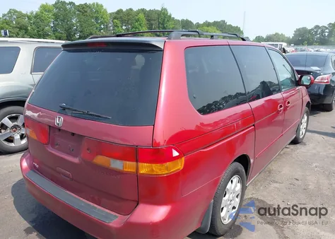 2003 Honda Odyssey Ex-L из США, поврежденный, VIN 5FNRL18003B092953